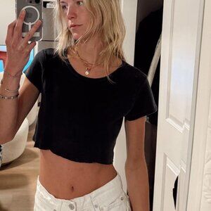 John Galt Women's Green and Black T-shirt